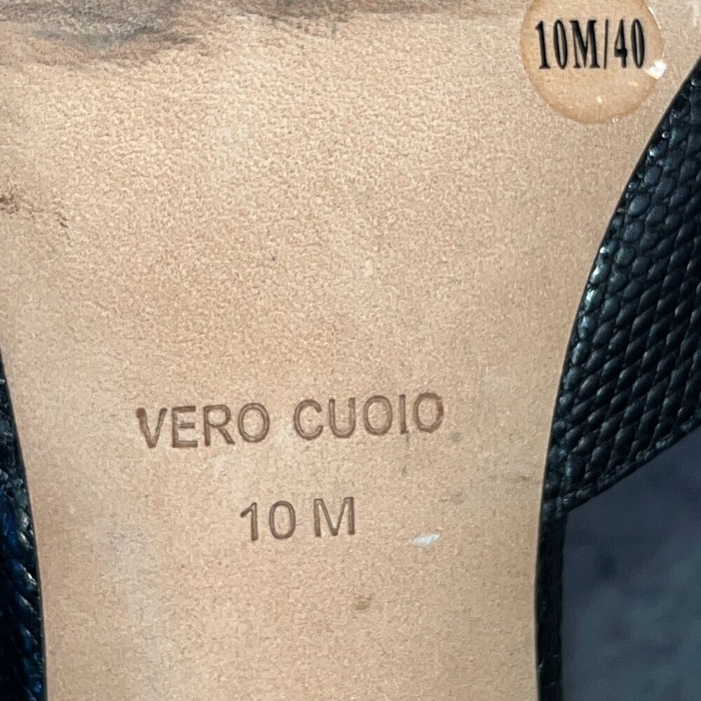 BCBGMAXAZRIA RUNWAY CONCORDE STAMPEDE OVER THE KNEE BLACK LEATHER BOOTS  HTF 10M - Picture 13 of 16